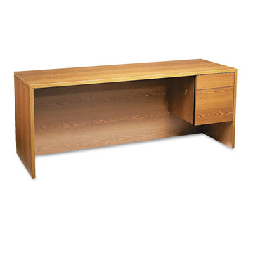 HON® 10500 Series 3-4-height Right Pedestal Credenza, 72w X 24d X 29.5h, Bourbon Cherry freeshipping - TVN Wholesale